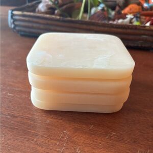 Ririku Resin Stacking and Footed Coasters set of 4